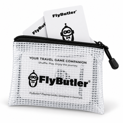 Flybutler-pelikortit - 100 % muovia